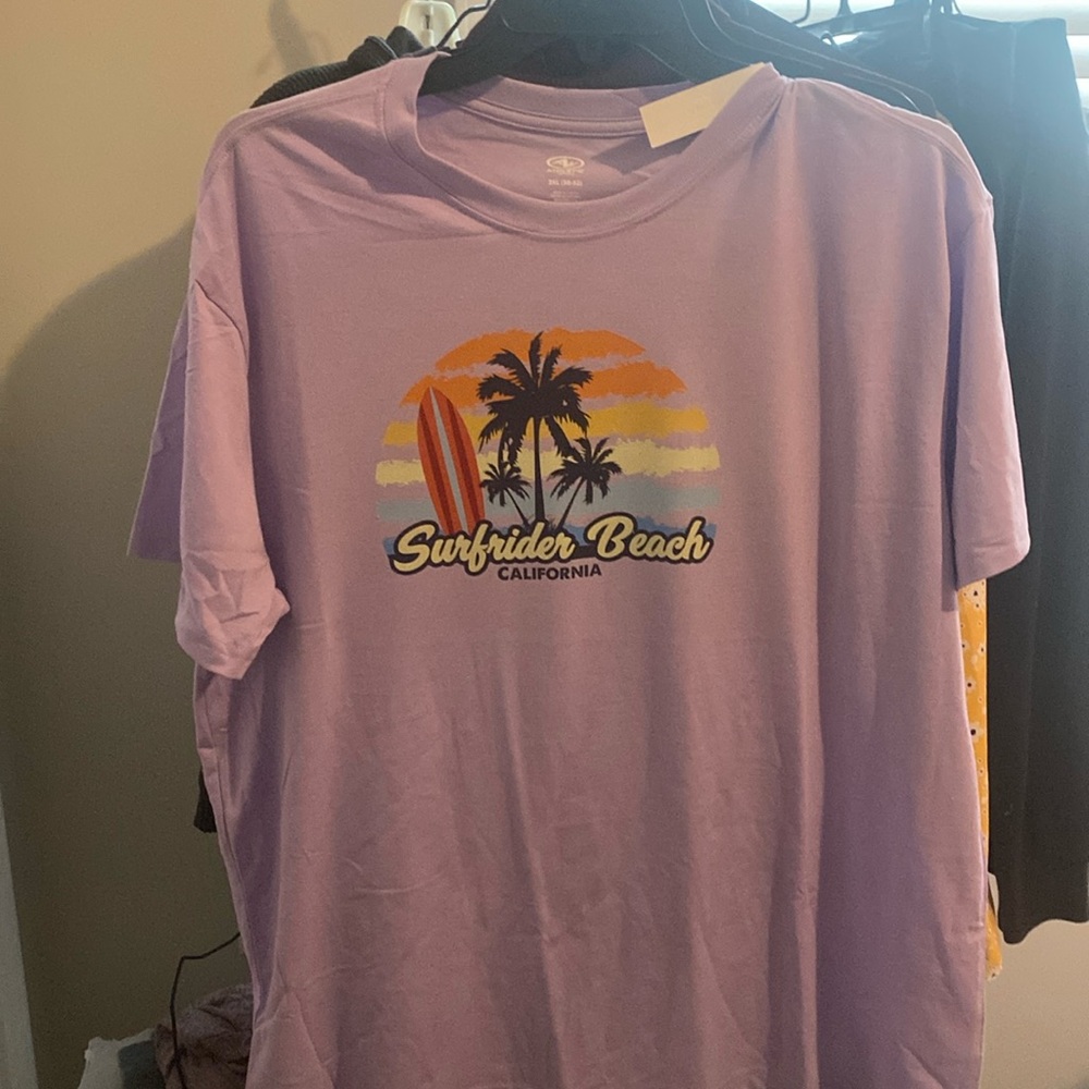 Lavender 2 xl athletic works nwt short sleeve tshirt